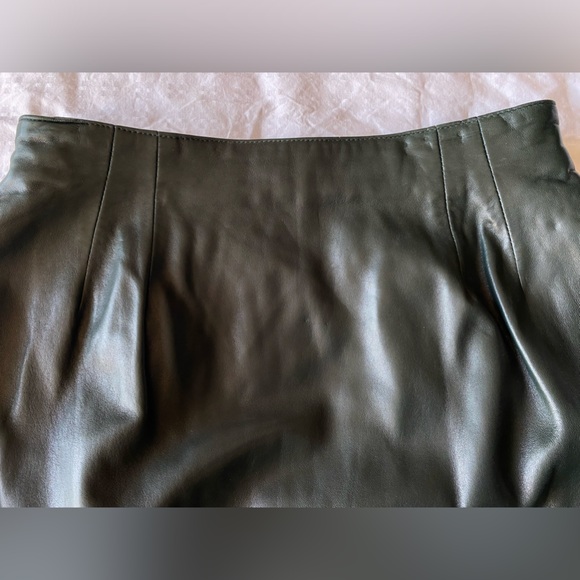 I.Magnin x Vakko Leather Skirt Vintage - Picture 11 of 15